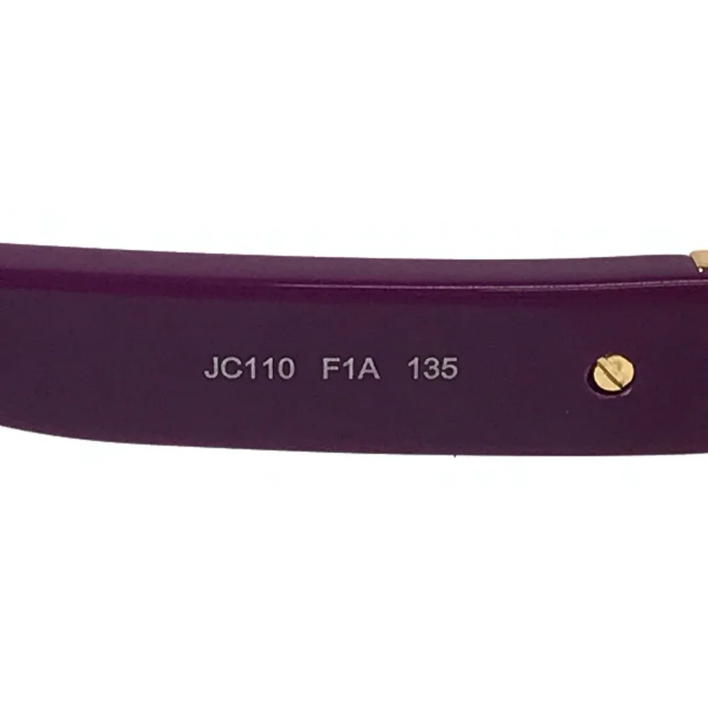 Jimmy Choo Eyeglasses Frames JC110 F1A Brown Pink Purple Fade Crystals 53-15-135